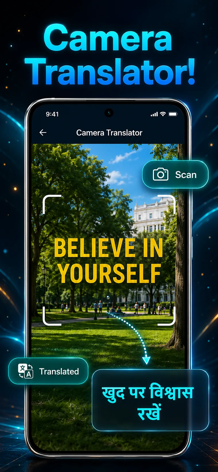 Camera translator for printed text