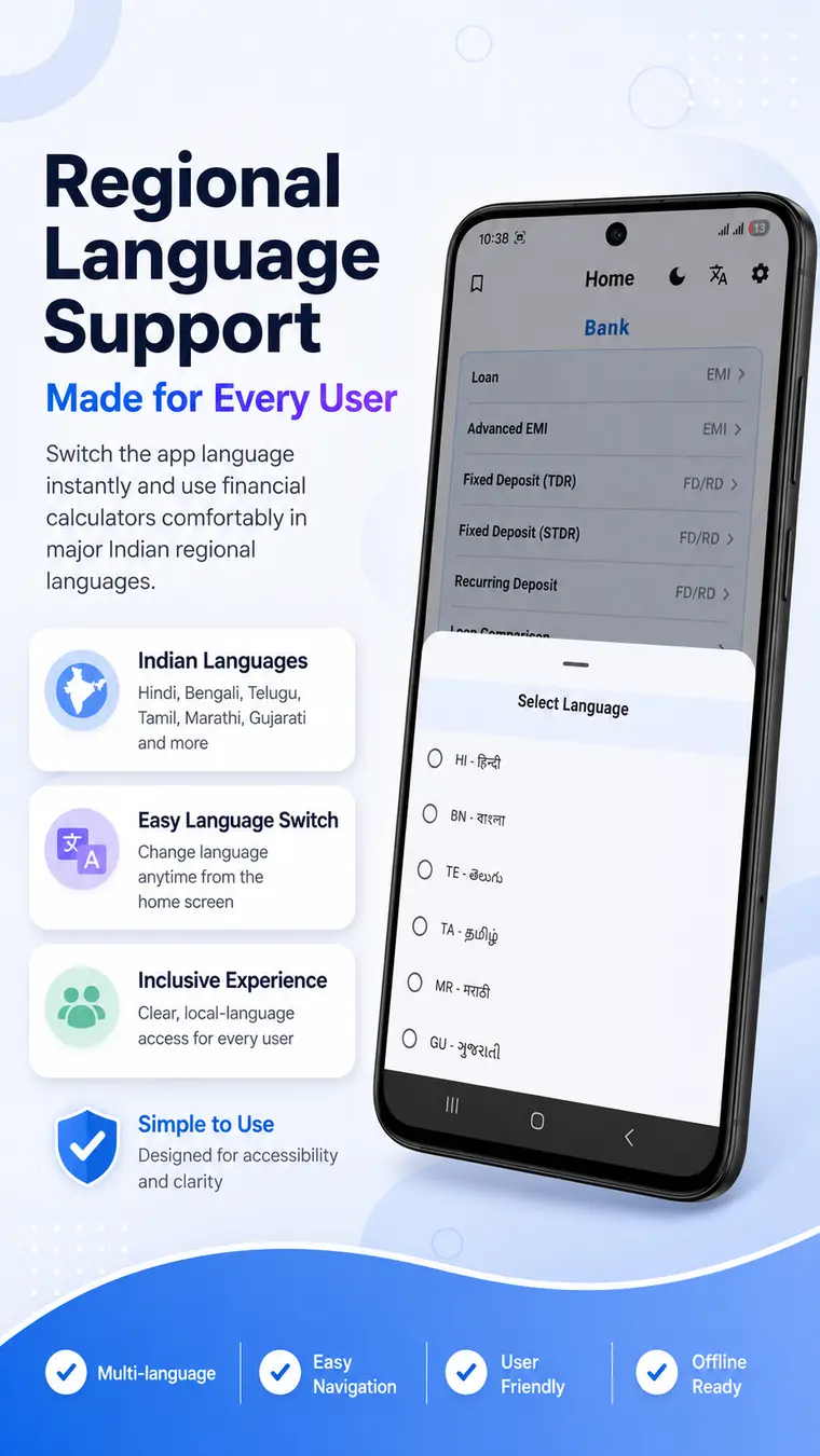 Regional language support